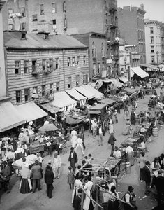 Marché juif sur l